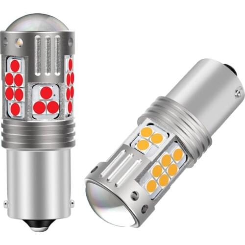 2Pcs 2020 New 1156 BA15S 7506 P21W Super Bright LED Car Brake Bulbs Turn Signals Auto Backup Reverse Lamp Daytime Running Lights