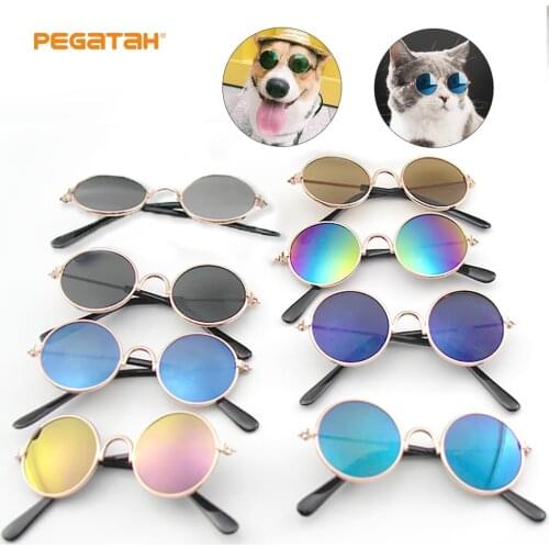 Pet Products Lovely Cat Glasses Small Dog Glasses Products for Little Dog Cat Eye Wear Sunglasses Photos Pet Accessories