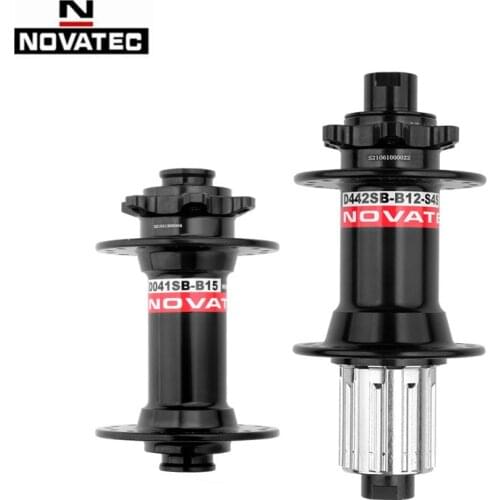 NOVATEC 32 Hole Mountain Bike Hub Bicycle 2/4 Bearing 8-9-10-11-12Speed Barrel Shaft Disc Brake 6 Nail hub D442SB/D041SB