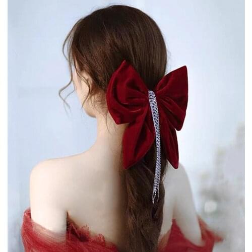 Vintage Rhinestone Bow-Knot Bridal Barrettes Headdress Brides Tiaras Wedding Hair Accessories tiara de cabelo com pedraria