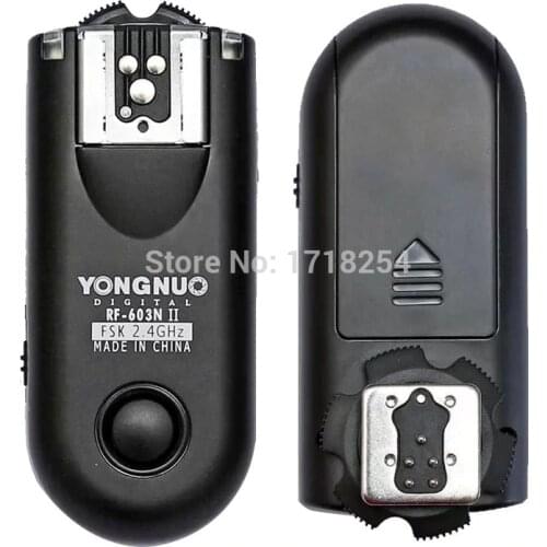 Yongnuo RF-603 II C1,RF 603 II Flash Trigger 2 Transceivers for CANON 1000D/450D/400D/750D/760D/600D/500D/550D/650D/700D