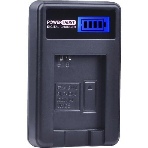 1Pcs SLB-10A SLB10A SLB 10A LCD USB Battery Charger for Samsung EX2F WB150F WB250F WB350F WB750 WB800F WB500 WB550 HZ10