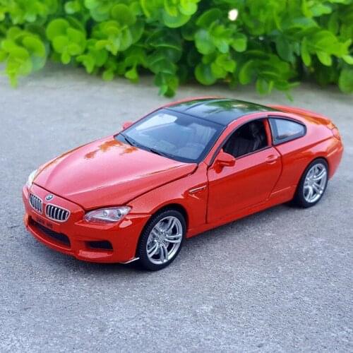 NEW 1:32 BMW M6 Alloy Car Model Diecasts & Toy Vehicles Metal Toy Car Model Collection Sound Light Simulation Childrens Toy Gift