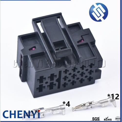 1 set 16 Pin Seat Heating Heater Controller Plug Connector Wire Harness Plug For VW Polo Golf Passat Sagitar Audi 6Q0 937 713