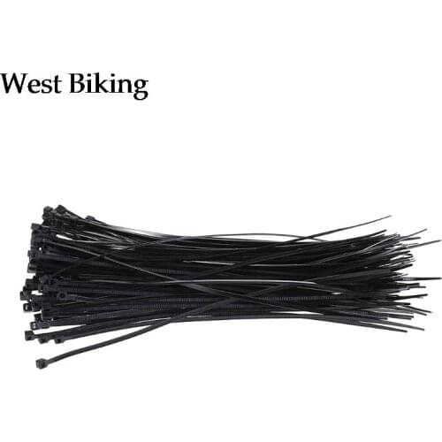 100pcs Cable Ties Bicycle Nylon Auto Lock 3x200mm Zip Wire Strap Multifunctional