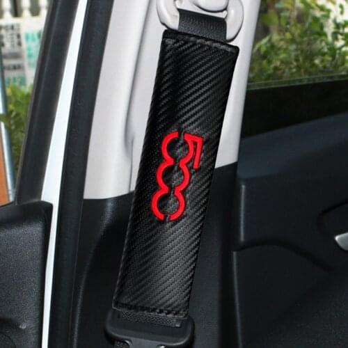 2pcs car-styling excellent all Carbon fiber case for fiat punto abarth 500 stilo ducato palio bravo doblo car styling