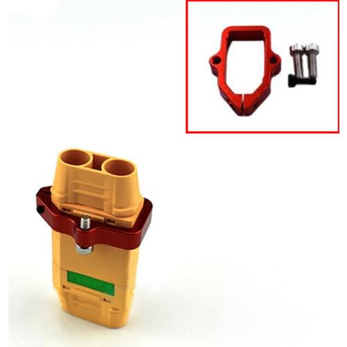 6pcs/lot XT90-S Plug Battery Connector Fixed Mount Bracket Aluminium Alloy Holder for UAV Multicopter RC Aircraft Spare Parts