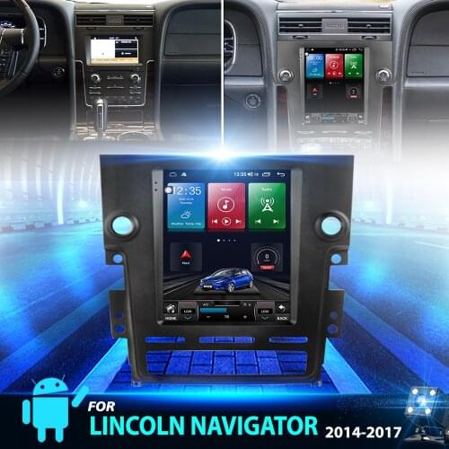 Android 10.0 car Radio For Lincoln Navigator 2014-2017 Car Vertical Screen GPS navigation DVD Multimedia Player 2Din