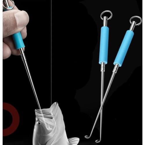 Stainless Steel Safety Extractor Fishing Hook Detacher Remover Rapid Decoupling Device For Fishing Tools Portable Fishing Tackle