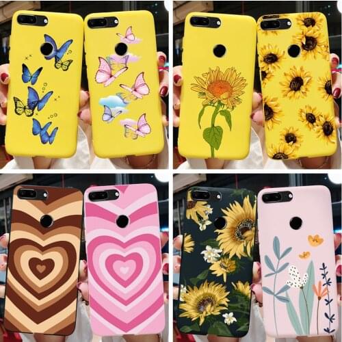 For Huawei Honor 9 Lite Case for Huawei Honor 9 Case Bumper New Fashion Candy Painted Silicone Cover on Honor 9Lite Phone Cases