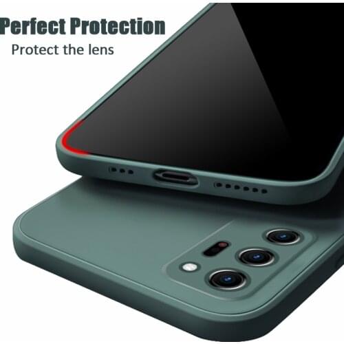 Original Square Liquid Silicone Soft Case For Samsung S21 Ultra S20 Plus Note 20 S20FE A51 A71 A42 A32 A12 A50 A30S A10 Coque