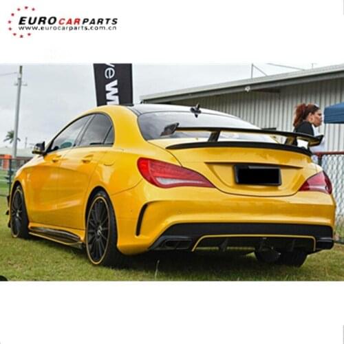 CLA W117 RZ-style trunk spoiler fit for MB W117 CLA200 CLA250 CLA260 carbon fiber rear spoiler