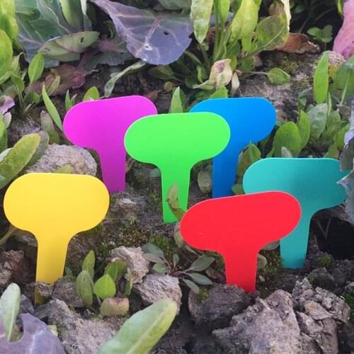 Garden Plant Pot Plastic Tag Reusable Waterproof Flower Potted Nursery Label Marker Brand Gardening Bonsai Lawn Decoration Tool