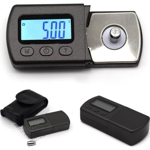 High Precise Tracking Guage LP Vinyl Record Needle Portable Digital Turntable Stylus Force Scale Meter Gauge LCD Backlight