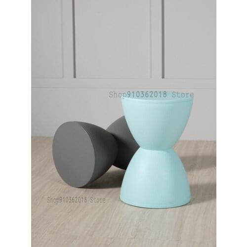 Customized Nordic Low Stool Modern Minimalist Small Stool Household Creative Plastic Stool Shoe Stool Porch Stool Simple Shoe Re