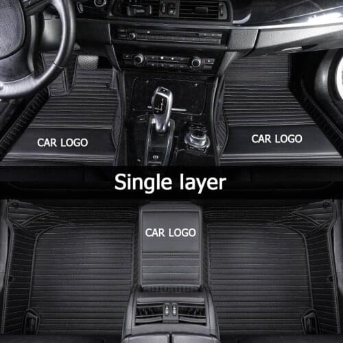 MATIKOHI Custom leather car floor mats for Hummer H2 H3 2003 2004 2005 2006 2007 2008 2006 2009 2010 foot mats