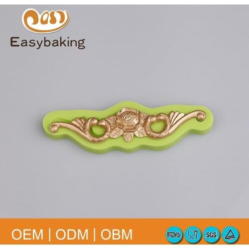 Beautiful Baroque style mold fondant cake tools silicone mold for kitchenware