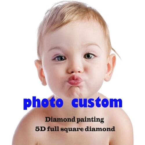 Photos Custom Full Drill Square/Round Diamond Painting Diamond Embroidery Make Your Own Picture Of Rhinestones Diamond Mosaic