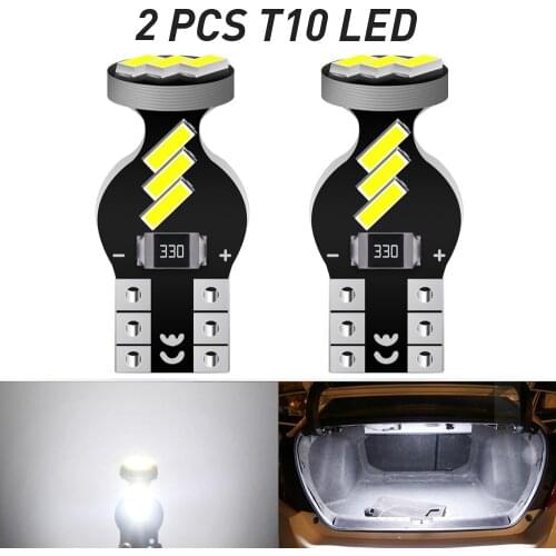 2x T10 W5W W5YW 194 168 LED Bulb LED Car Interior Light For Land Rover X9 V8 Freelander 2 Defender Discovery 3 4 2 Sport Evoque