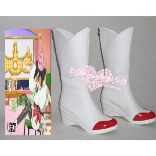 Love Live! Nico Yazawa White Halloween Cosplay Shoes Boots H016