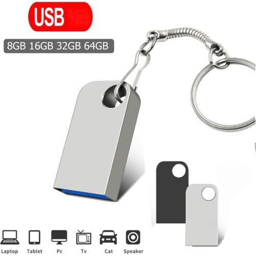 Mini Pen Drive 64gb High Speed PenDrive 32GB Usb Flash Drive 8GB Key usb Stick 16GB flash memory Usb Flash Disk Type-C adapter