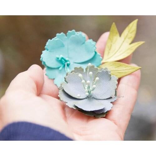 Mmao Crafts Metal Steel Cutting Dies New Flower leaf decoration Stencil For DIY Scrapbooking Paper/photo Cards Embossing Dies
