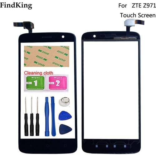 Mobile Touch Screen For ZTE Nubia Z971 Touch Screen Digitizer Panel Front Glass Sensor Replacement Tools Adhesive