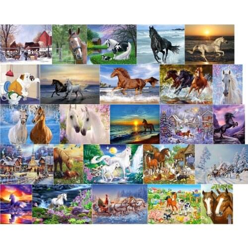Landscape Igloo carriage cross stitch kit people 18ct 14ct 11ct count print canvas stitches embroidery DIY handmade needlework