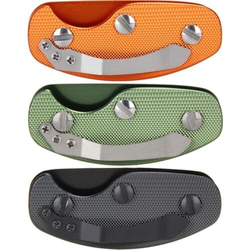 New Folding Keychain Outdoor Camping Survival Kit Folding Key Clip EDC Bracket Portable Multifunctional Aluminum Folding Key