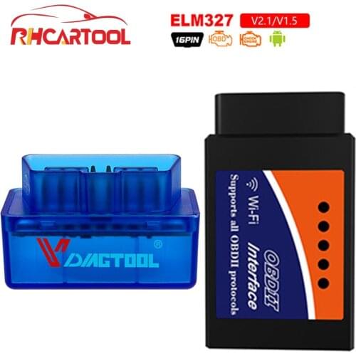 Car Diagnostic-tool MINI ELM327 WIFI Bluetooth Code reader OBD2 V1.5 scan tool super mini elm 327 Car Diagnostic for Android