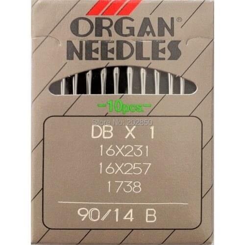 Organ Brand Needles DBX1,90/14B,20Pcs Needles /Lot,For Simple Industrial Lockstitch & Computerized Lockstitch Sewing Machines