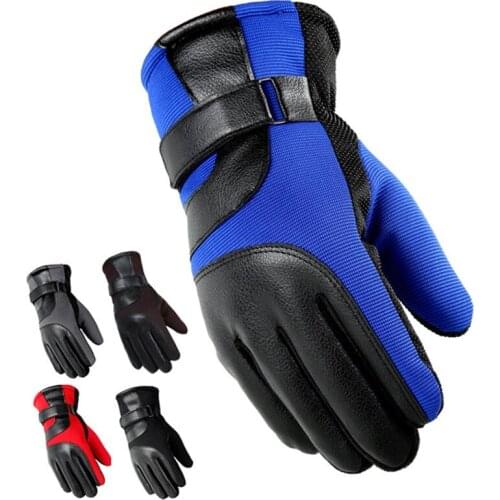 Touch Screen Winter Fleece Lined Thermal Warm Gloves for Men & Women Driving Skiing Snowboarding Snowmobile Skating Wind-proof