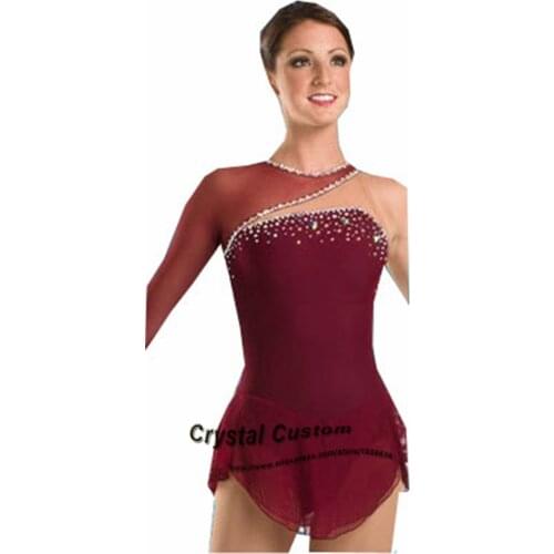 Custom Girls Figure Skating Dress New Brand Vogue Figure Skating Competition Dress Kids DR3262