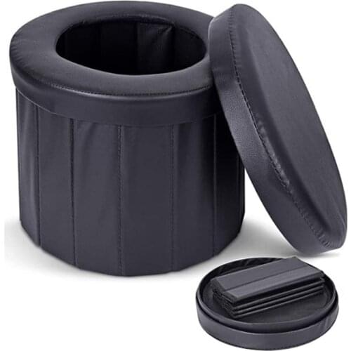 Portable Travel Folding Toilet Car Potty Toilet Vehicular Urinal Urinal Mobile Seat With Cover For Camping Hiking Long Trip