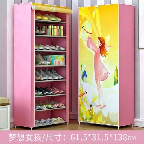 Portable Plastic Shoes Rack Detachable Storage Shelf Living Room Furniture Available Shoe Sgelf Shoemaker