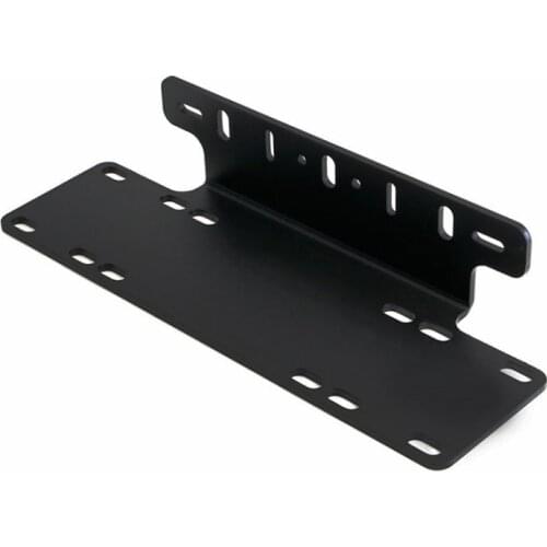 Frame for car numbers aluminum black licence plate holder car lights License plate frames universal front bumper mount bracket