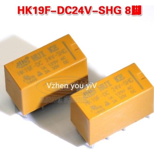 24v.HK19 relay 8 pins pcb relay / HK19F - DC 24v