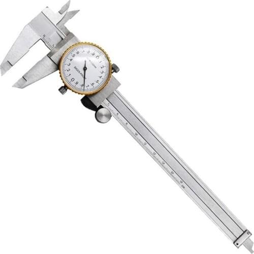 Dial Calipers 0-150Mm 0.02Mm High Precision Industry Stainless Steel Vernier Caliper Shockproof Metric Measuring Tool