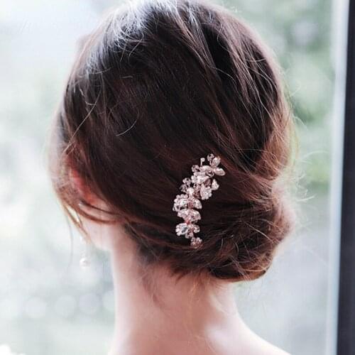 Bridal Accessories, Retro Hair Comb, Crystal Alloy Insert Comb, Wedding Dress Accessories