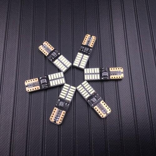 No polarity Canbus Error Free T10 Lamp 4014 SMD 24 led Interior Light 194 168 W5W Lamp white Clearance Reverse Indicator Bulb