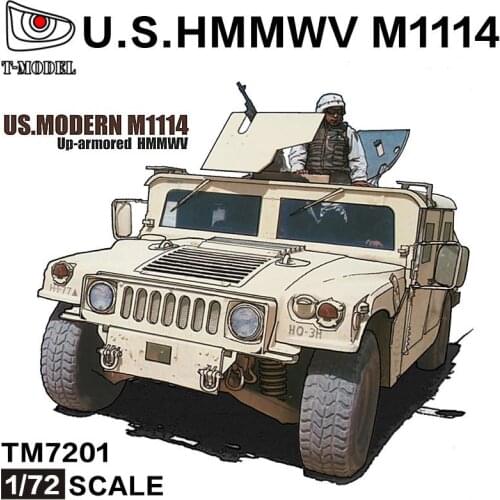T-Model TM7201 1:72 US.MODERN M1114 Up-armored HMMWV KIT