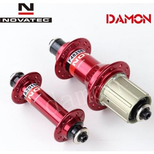 Lowest Price Novatec A291SB F482SB 20 24 Hole Road Alloy Bicycle Hub 8 9 10 S Bike V Brake Hubs 100mm 130mm 4 Bearings