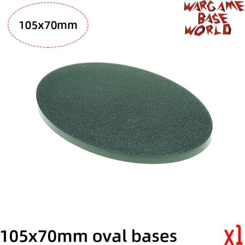 Wargame base world -105 x 70mm oval bases for Warhammer