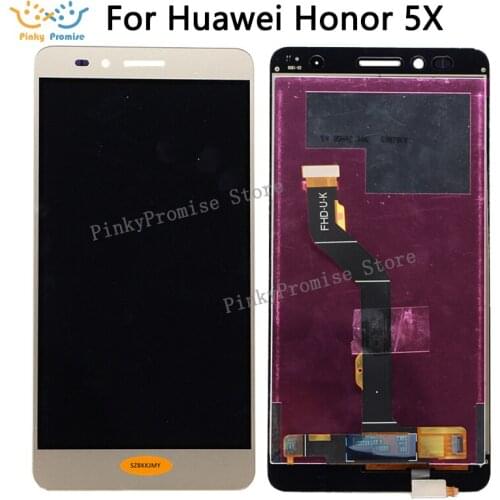 For Huawei Honor 5X LCD Display + Touch Screen + Tools FHD 100% New Digitizer Assembly Replacement For Huawei Honor 5X Phone