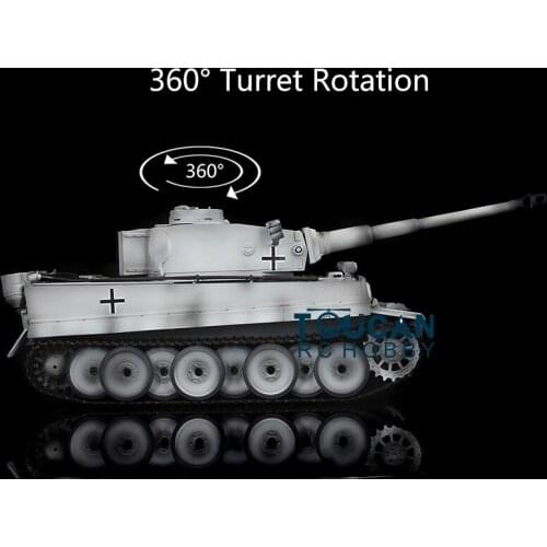 1/16 Heng Long 7.0 Plastic German Tiger I RC Tank 3818 W/ 360 Turret TH17274-SMT4