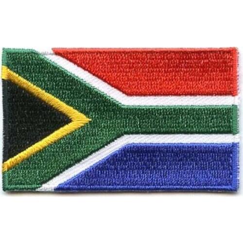 2.5",over 80%,028,South Africa,100pcs/bag,MOQ50pcs,embroidery patch,merrow & flat broder,iron on backing,free shipping by Post