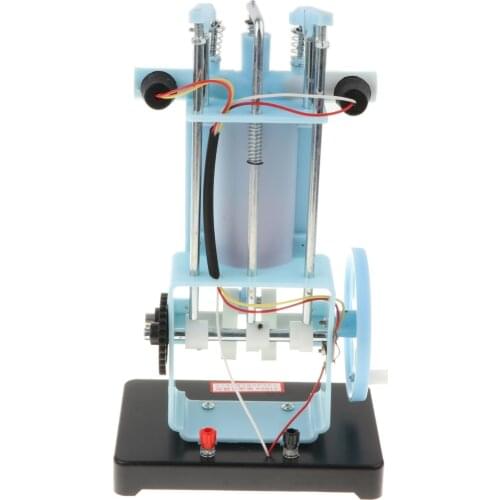 4 Stroke Hand Crank Gasoline Engine Model Internal Combustion Engine Model Physics Education Toy--17x11x30cm