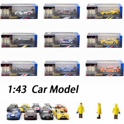 1:43 RS5 C63 BMW M3 M4 DTM M6 GT3 McLaren P1 GTR34 M850i Racing Diecast Vehicles Model Gift Cars For Kid Toy With display box