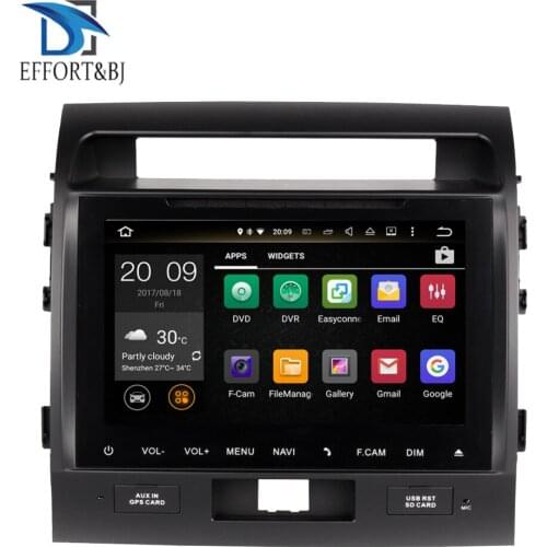 10.1' Android 9.0 Octa Core 4GB RAM Steering wheel multimedia For Toyota Land Cruiser LC200 2004-2015 Car Radio Dvd Gps Player