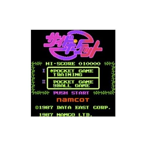 Side Pocket Region Free 60 Pin 8Bit Game Card For Subor Game Players